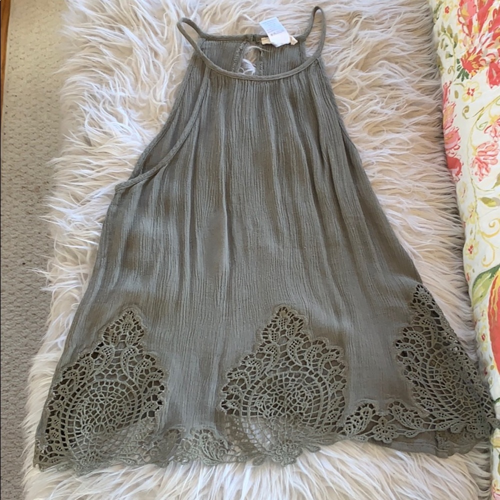 Olive green tank